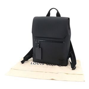 Louis Vuitton Aerogram Fastline Backpack Rucksack Leather Black